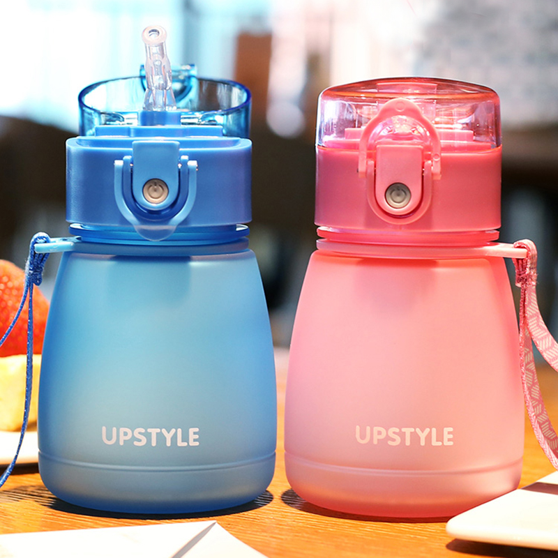 Yo-yo Good products Baby children Water cups Home Girls Primary school Children Straws Anti-Fall Kindergarten Portable Big Belly Water Bottle 