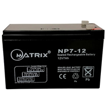 Matrix battery Matrix12V7AH building intercom access control power box special backup battery UPS power supply