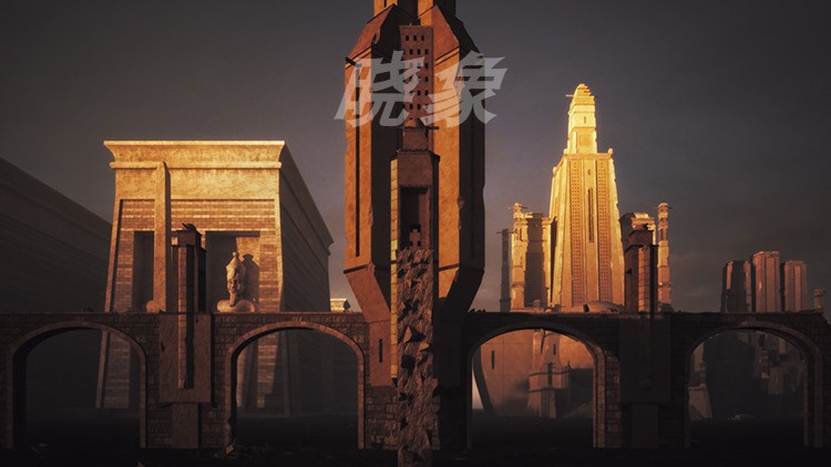 图片[11]-古老奇幻建筑3D模型 格式c4d/blender/fbx/obj K033-cg男孩