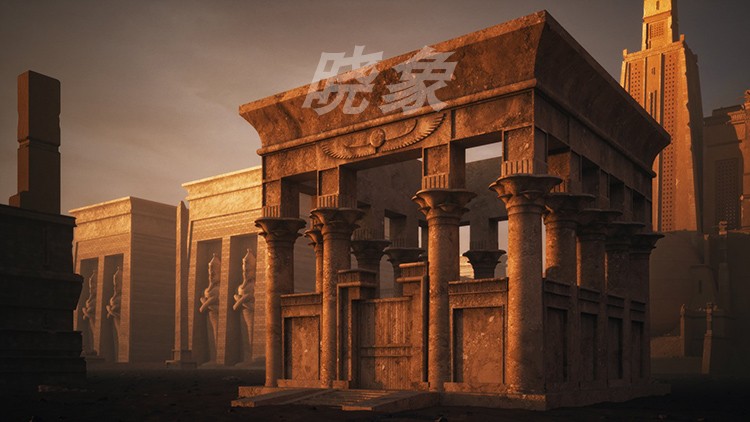 图片[8]-古老奇幻建筑3D模型 格式c4d/blender/fbx/obj K033-cg男孩