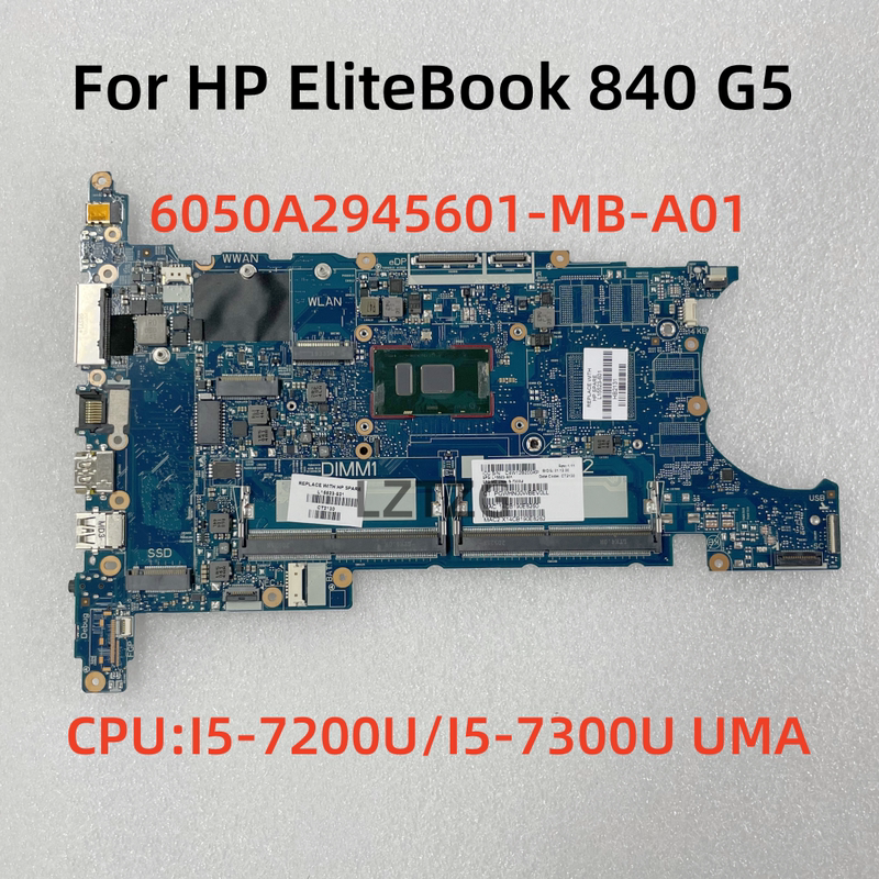 Suitable for Hp Hp Eb 840 850 G5 Notebook Motherboard I5-7Th Generation I7-8Th Generation Cpu Motherboard