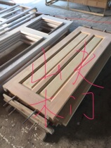 Zhangziatsu log room door room inner door minimalist Eurostyle solid wood door bedroom door living room door manufacturer direct