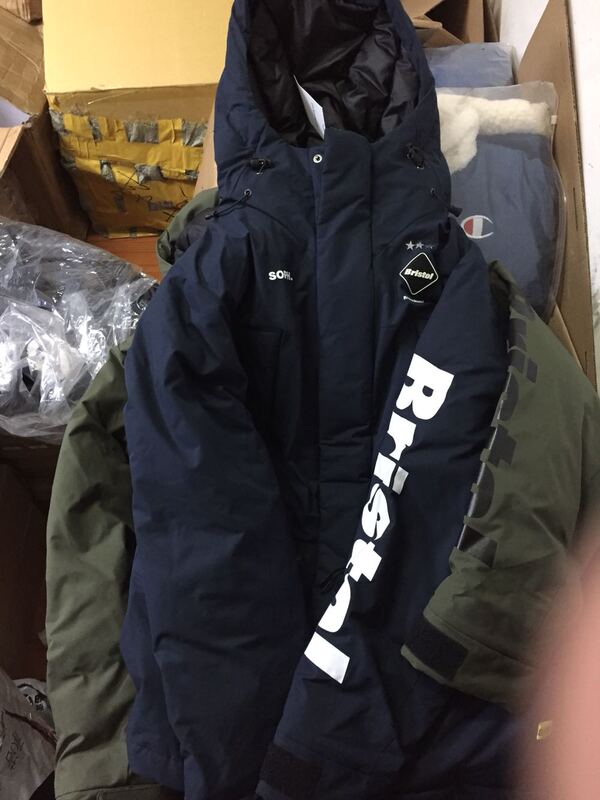In Stock Fcrb Soph New down Coat Men's down Jacket for Autumn and Winter with Free Shipping, White Goose Down, Navy Blue, Army Green