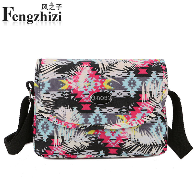 2021 New Products Nylon Slanted Satchel Women Cloth Art Casual Waterproof Oxford Spinning Single Shoulder Bag Flower Bouquet Bag for women