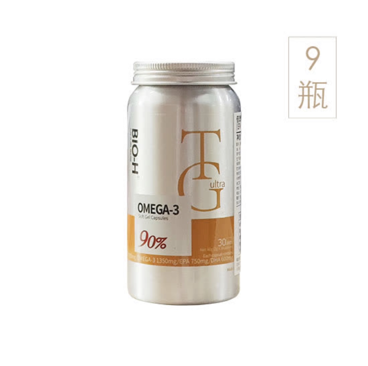 Bio-H Baiaohe Brand Fish Oil Extract Capsules 9 Bottles Oriental Cj Shopping Direct Delivery