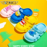 超级飞侠 Летние туфли, детская пляжная обувь подходит для мужчин и женщин, детская сумка, слайдеры, нескользящие тапочки