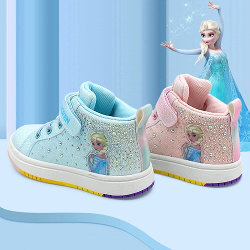 Дисней, спортивная обувь, материнская плата для принцессы, детские кроссовки, детская повседневная обувь