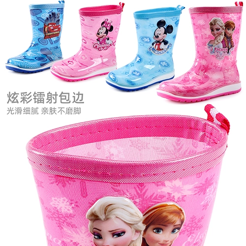 Дисней, детский дождевик, обувь, детские нескользящие сапоги, милые туфли для принцессы, подходит для подростков