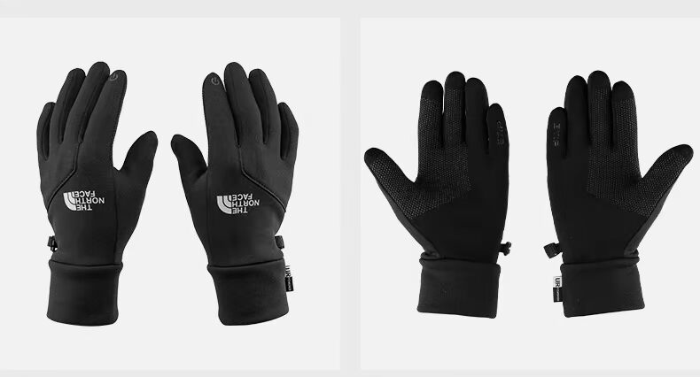 Thu đông 2018 mới TheNorthFace bắc ngoài trời găng tay nữ ấm áp 3KPP găng tay dài chống nắng