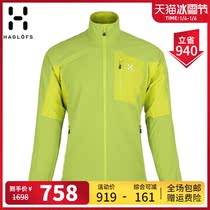 Matchstick HAGLOFS outdoor mens anti-splashing water warm and comfortable wear-resistant elastic soft shell jacket jacket 601623