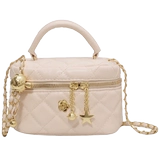 Портативная цепь с ромбовидным узором, небольшая сумка, сумка через плечо, летняя маленькая коробка, в западном стиле