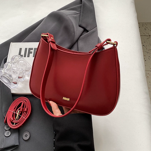 Небольшая красная сумка через плечо, универсальная сумка на одно плечо для невесты