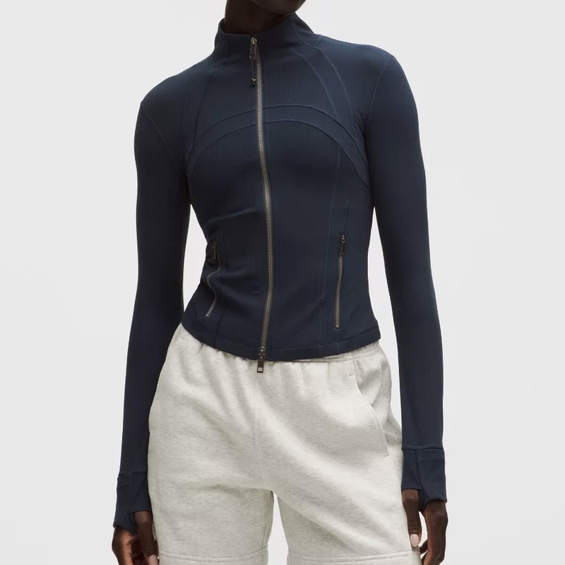 Direct Shipping from Australia! Lululemon Define Nulu Ribbed/Smooth/Hooded Short Jacket