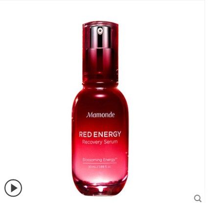 Mengzhuang red pomegranate essence red rejuvenating fat energy essence repairing muscle base bottle ສີແດງຂະຫນາດນ້ອຍ 50ml