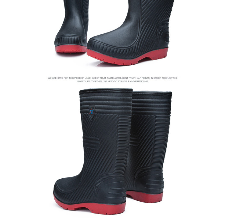 Chaussures - bottes caoutchouc homme pour hiver - semelle tendon - Ref 960503 Image 57