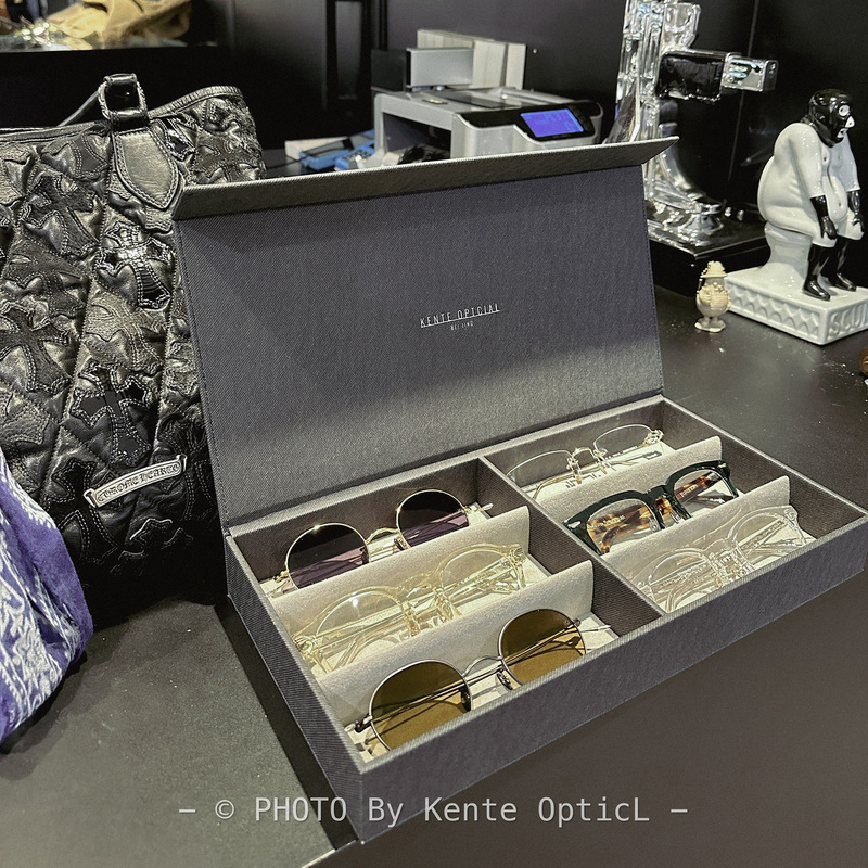 Kent Optical High-End Minimalist Design Exquisite Eyewear Storage Box 6 Compartments ins Style Kente Optical