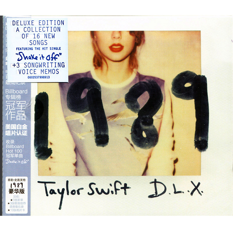 Authentic Taylor Swift 1989 Album Cd + Lyrics Book + Polaroid Photo