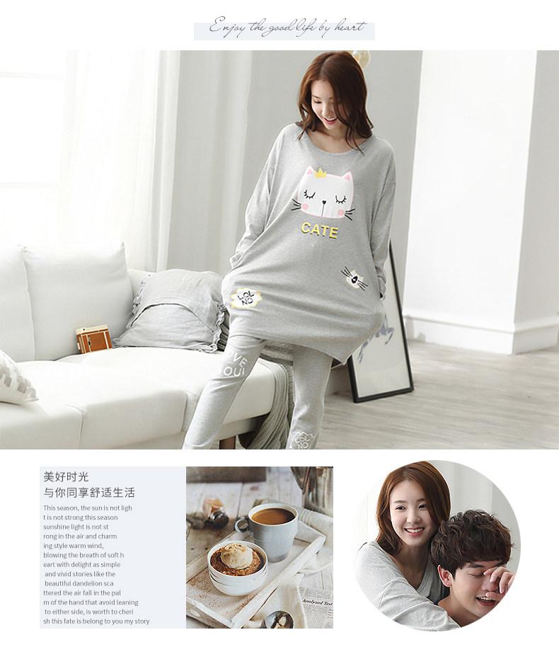 Pyjama mixte en Coton à manches longues - Ref 3006111 Image 35