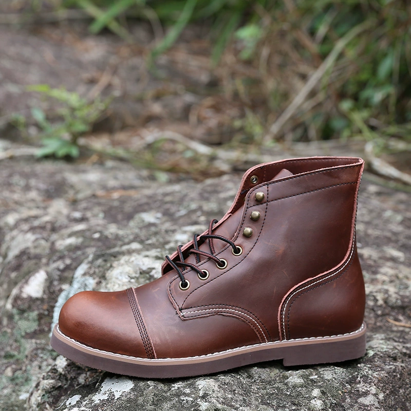 Mùa đông mới Martin boots nam da cao bồi giày cao bồi đi xe máy giày cao cổ dụng cụ nam giày nam cao cấp giày nam cao cấp xu hướng phong cách Hàn Quốc - Giày ống