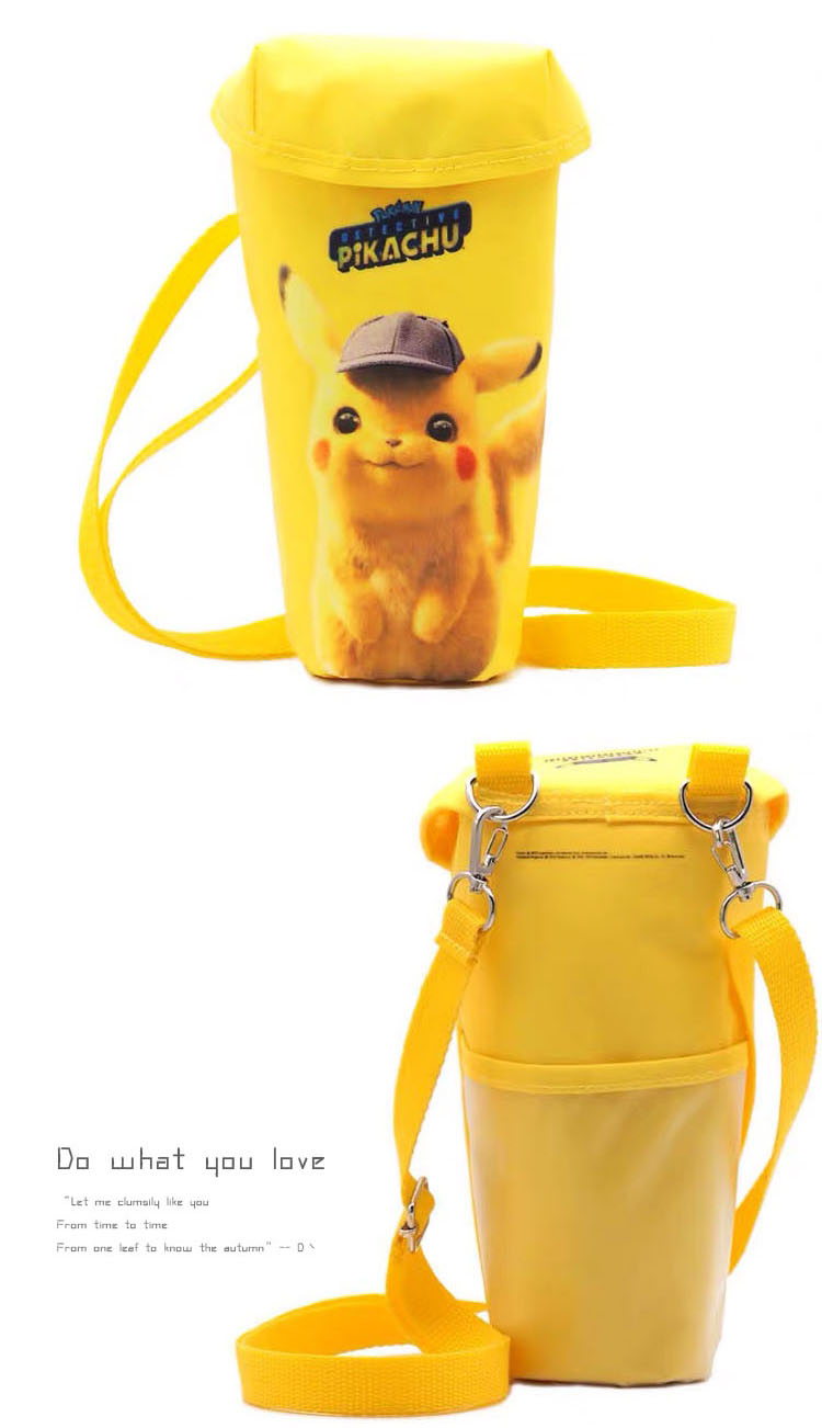 Pikachu phim trinh thám lớn Coke cốc bỏng ngô xô pokemon chính hãng ủy quyền cùng một đoạn hoạt hình xung quanh - Carton / Hoạt hình liên quan hình dán cute