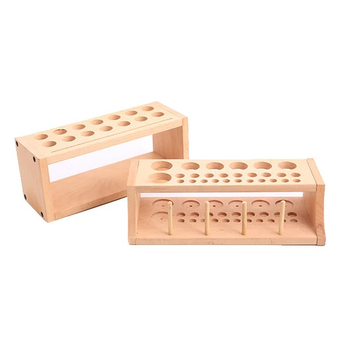 Сделай сам, кожаные изделия ручной работы, стойка для инструментов для печати, стеллаж для хранения, резьба по коже, художественная штамповка, ромб, стол для инструментов из бука