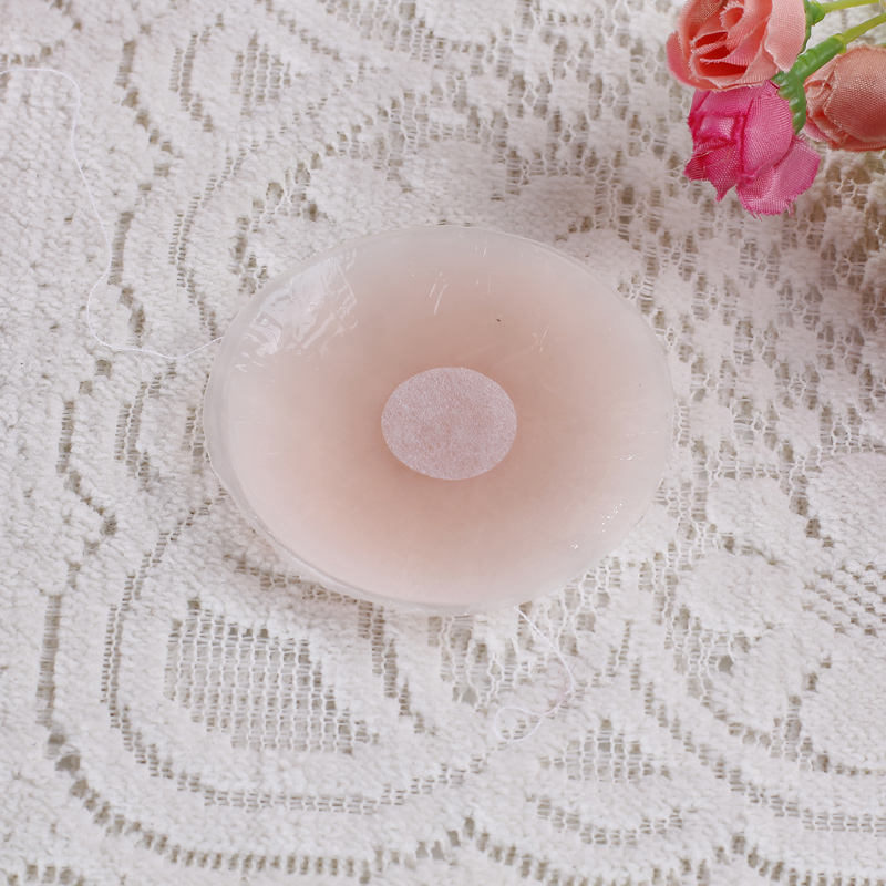 Silicone bơi không thấm nước thoáng khí núm vú dán chống va chạm ngực chống ánh sáng núm vú dán nam và nữ phần vô hình mỏng quầng vú phụ kiện thời trang nữ