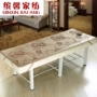 Bin Xin dệt mat mùa hè ghế Beauty Beauty giường bedspread làm mùa hè lụa băng mat bán kính của người đứng đầu với một chỗ ngồi - Thảm mùa hè chiếu trúc giá rẻ