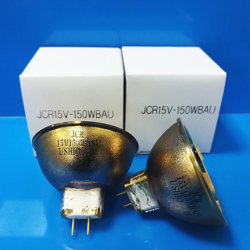 日本原装正品USHIO镀金医学灯杯JCR 15V-150WBAU JCR 12V100WBAU