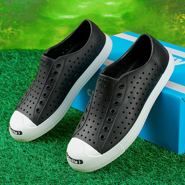 Классические тапочки в стиле Crocs подходит для мужчин и женщин, пляжная обувь, босоножки, кроссовки, семейный стиль, пляжный стиль