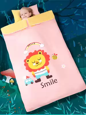 Baby sleeping bag Children's spring and autumn winter winter thickened baby middle and large children anti-kick artifact four seasons universal quilt