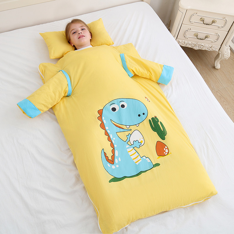 Baby Sleeping Bag Children Autumn Winter Style Pure Cotton CUHK Child Elementary School Students Anti Kick Quilt by Universal Thickening Quilt of the Four Seasons