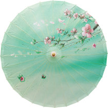 Imitation Ancient China Wind Rain Protection Tung Oil Paper Umbrella Hanfu Photography Stage Walk Show Prop Wedding Decoration Ceiling Lampshades