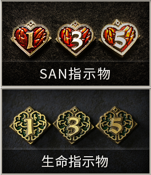 (Anne Table Tours) Table Tours Accessories Metal Indicator Life Will Count 1-3-5 Face value Token