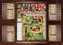 (Annie board game) Great Western Railway Great Western Railway Board Card Pad with extended playmat