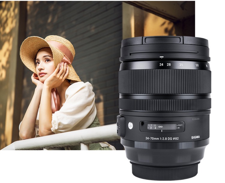 Sigma Sigma 24-70mm F2.8 Art Full Frame Máy ảnh DSLR Ống kính góc rộng Canon Canon