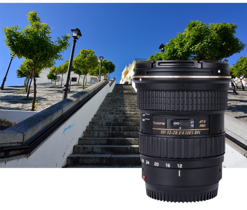 Tokina Tuli 12-28mm F4 Ống kính zoom khẩu độ không đổi Máy ảnh DSLR góc rộng Canon