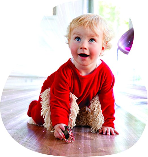 BABYMOP Great Combo: Cleaning Mop Rompers = BABY MOP