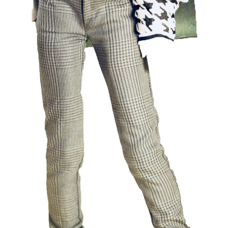 (endless) wool Ni sd dd bjd 3 points uncle 4 points 13 men's doll pants plaid pants trousers