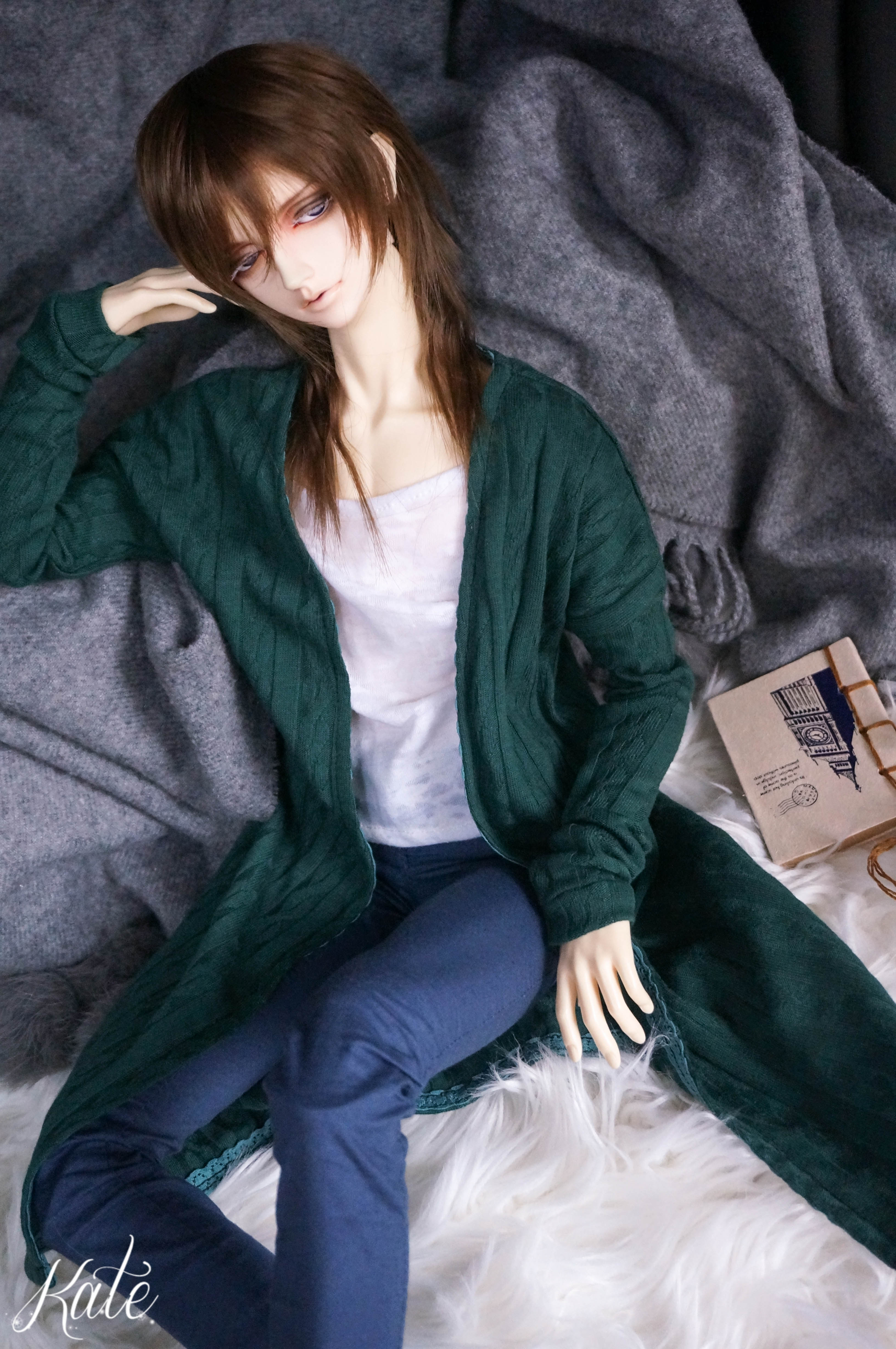 (endless)1 31 4bjd uncle 13 dd msd casual long cardigan loose large cardigan