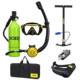 Underwater Breathing Apparatus 1L Scuba Diving Equipment Air Tank Fish Gill Portable Oxygen Tank Professional Swimming Artifact Complete Set
