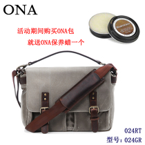 ONA The Prince Street Prince shoulder Photo bag waterproof canvas camera bag