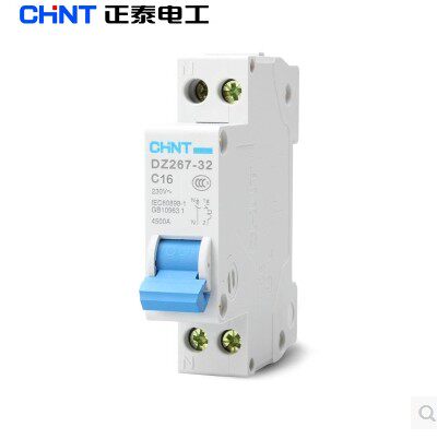Zhengtai circuit breaker empty open DZ267-32 1P N C10 16 20 25 32A double-in double-out DPN