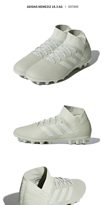 Adidas Adidas Phantom series NEMEZIZ 18.3 AG móng tay ngắn giày bóng đá cỏ D97849