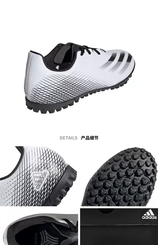 Giày đá bóng thể thao nam Adidas X GHOSTED.4 TF đinh gãy sân cỏ FW6789 - Giày bóng đá