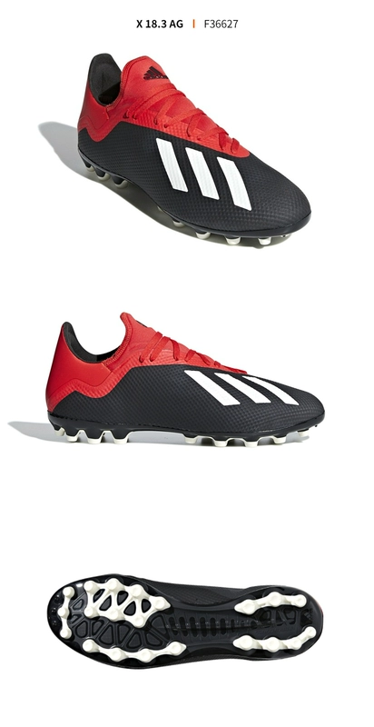 Adidas Adidas Origin Series X 18.3 AG nail ngắn móng chân cỏ nhân tạo giày bóng đá nam F36627 - Giày bóng đá