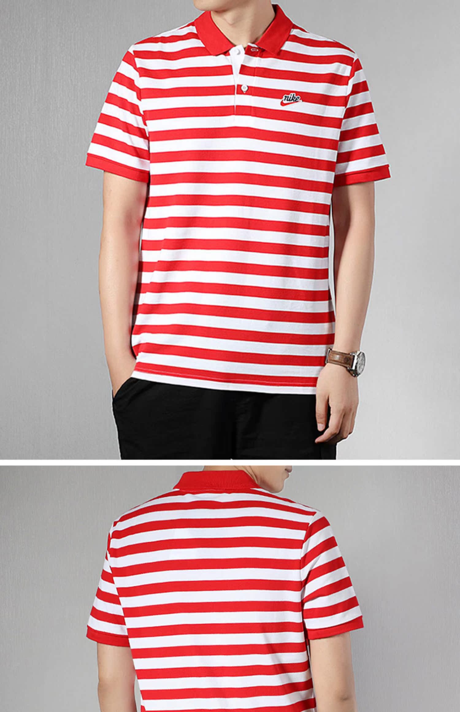NIKE Nike Men 2019 Mùa hè Áo sơ mi POLO mới Áo sơ mi tay ngắn thể thao Áo thun thể thao nửa tay giản dị BQ9075 - Áo polo thể thao áo polo lv