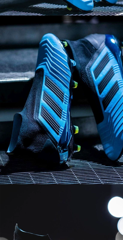 Adidas PREDATOR 19+ FG móng tay dài móng chân cỏ tự nhiên giày bóng đá cao cấp F35613 - Giày bóng đá