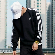 Adidas Áo Len 2018 Mùa Thu Người Đàn Ông Mới của Vòng Cổ Thể Thao Giản Dị Dài Tay Áo Knit Áo Thun S9880