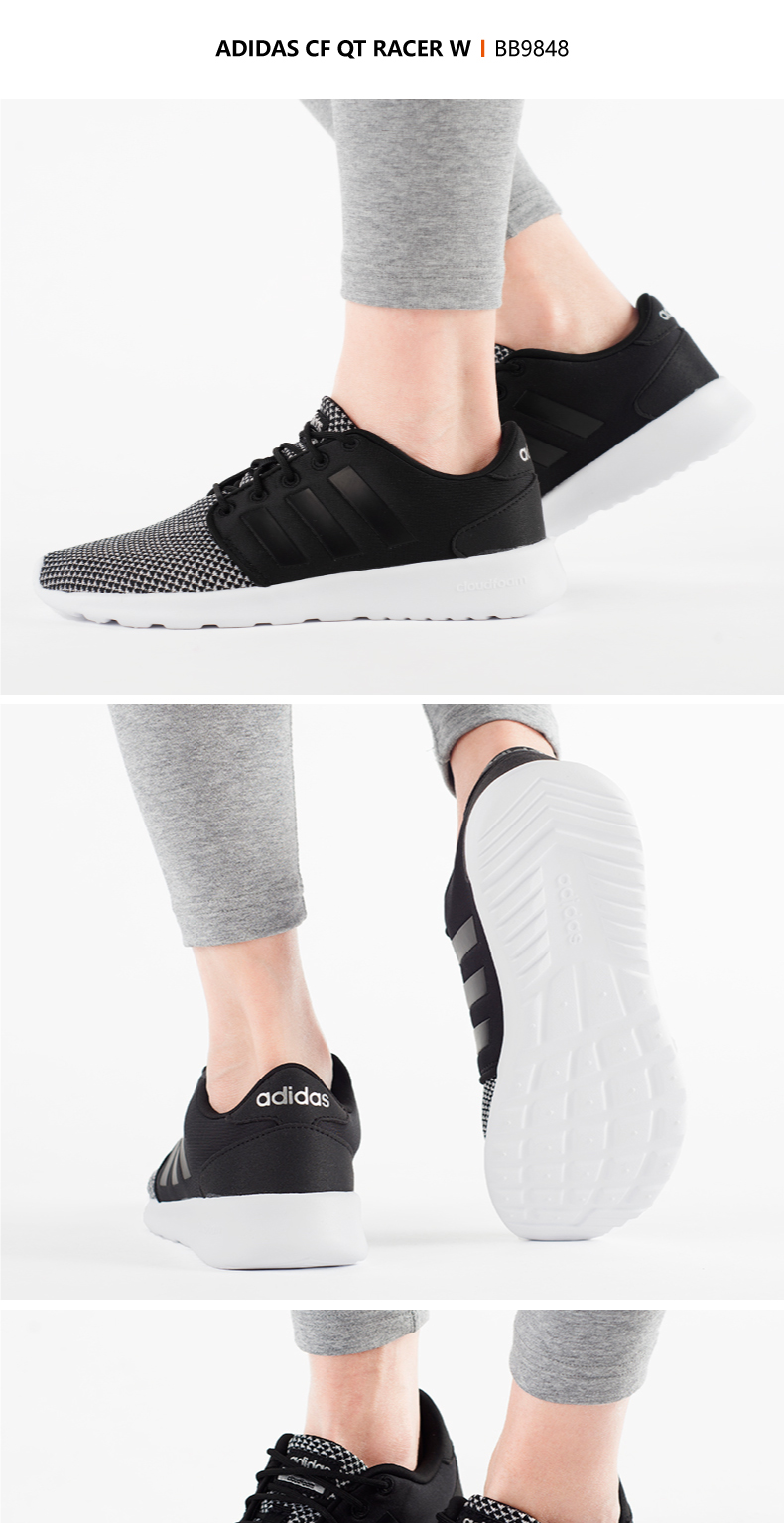 Giày nữ Adidas 2017 mùa đông mới Giày thể thao NEO Giày thoáng khí nhẹ AQ1622 giày thể thao trẻ em