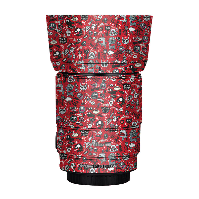 Suitable for Yongnuo 50mmF1 8s Sony full-frame FE port lens protection film sticker skin color change sticker